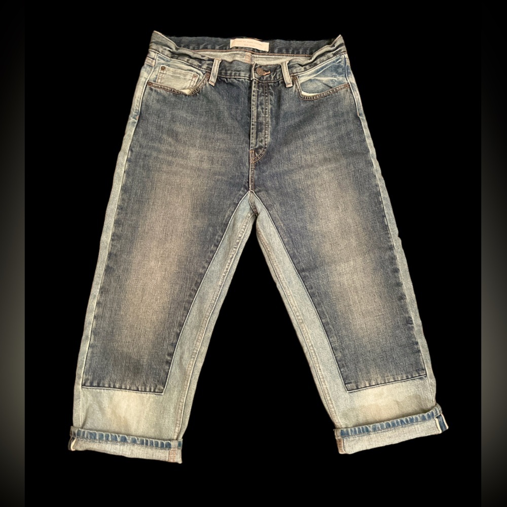Marc Jacobs RARE big jeans DOUBLE TROUBLE denim sz 27 oversized selvege 32 waist - Picture 7 of 12